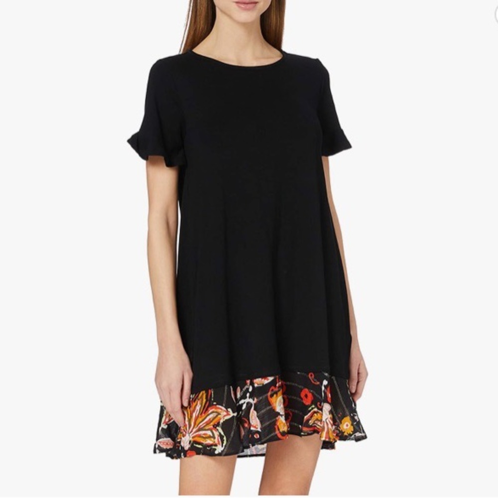 BRAND NEW! Desigual womens Woman Knit Dress Short Sleeve Size Medium